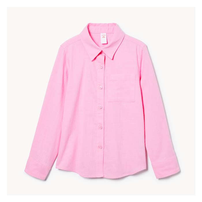 Kid Girls' Button-Down Shirt